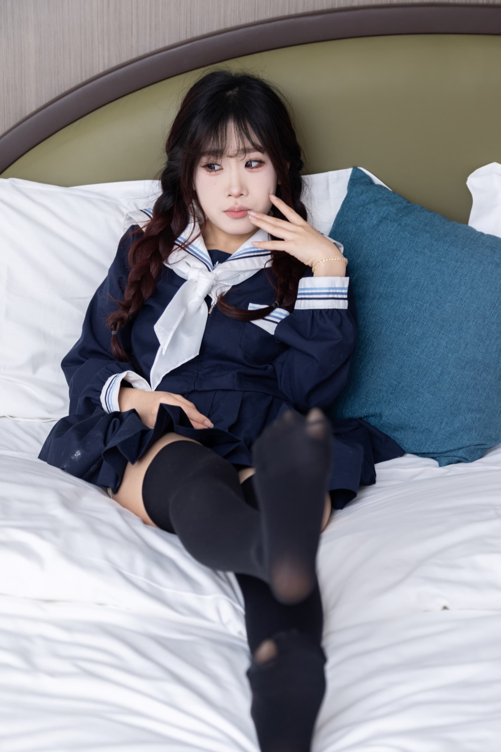 丝恋摄影 017期：厚黑丝，小皮鞋，裸足[168P/1V/4.34G]插图5