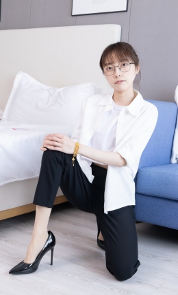 【袜啵啵】535期：稚予-高跟鞋、皮鞋、黑棉袜、薄肉丝（脚尖加固款）、裤里丝