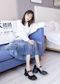 【袜啵啵】428期：稚予-皮鞋、灰丝（脚尖加固款）