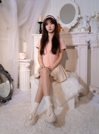 甜予摄影015期：璇璇-帆布鞋、白棉袜、肉丝（脚尖加固款）