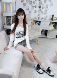 甜予摄影011期：璇璇-板鞋、白棉袜、裸足