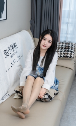 【甜予摄影】154期：澜澜-帆布鞋、白棉袜、薄灰丝（脚尖加固）、跺脚抖腿剧情