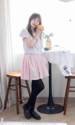 【袜啵啵】671期：小甜豆-皮鞋、厚白丝、厚黑丝、jk制服