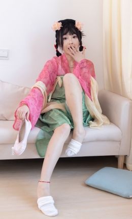 【物恋摄影】2297期：嘟嘟-布鞋、白棉袜、古装、半脱袜子剧情