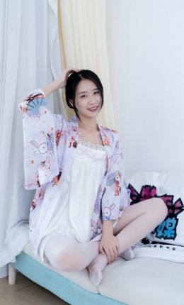 【物恋摄影】2198期：菜菜-木屐、白丝（脚尖微加固款）、裸足