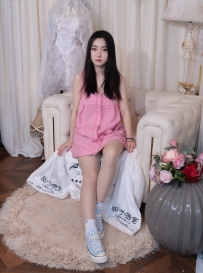 [甜予摄影] 035期：栗栗-帆布鞋、白棉袜、肉丝（脚尖加固款）