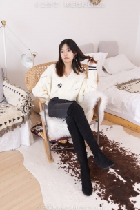 [袜啵啵] 326期：小甜豆-长靴、油亮灰丝（脚尖透明款）、裤里丝