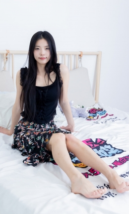 【物恋摄影】2332期：茯苓-短靴、短黑丝（脚尖加固款）、裸足