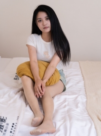 【甜予摄影】096期：澜澜-板鞋、白棉袜、肉丝（脚尖加固款）