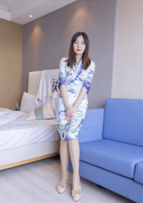 [袜啵啵] 082期：小甜豆-旗袍 皮底鞋 高跟鞋 肉丝 灰丝 [140P/1V/6.76GB]