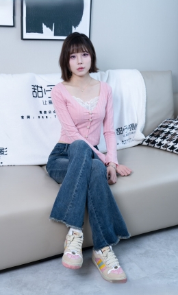 【甜予摄影】170期：珞珞-板鞋、白棉袜、裸足