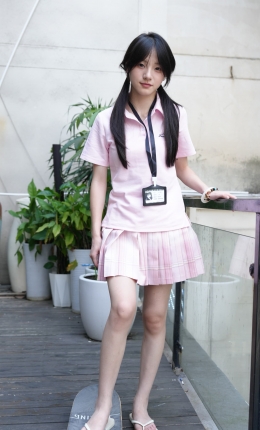 【青柠摄影】046期：阿慌-滑板素材、黑丝白丝（透明脚尖）、裸足