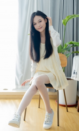 【袜啵啵】517期：焦糖-帆布鞋、薄白丝（脚尖加固款）