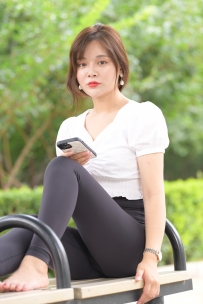 性感黑色瑜伽裤【套图】