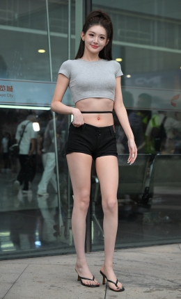 2306-2401=168√白皙美腿人字拖-粥粥酱（美足）
