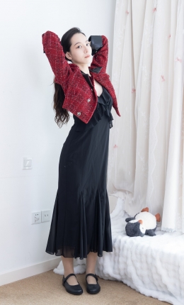 【物恋传媒】2699期：小泽-皮鞋、薄灰丝（脚尖加固款）