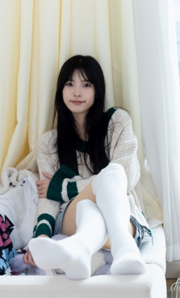 【物恋摄影】2312期：茯苓-长靴、过膝白棉袜、厚肉丝