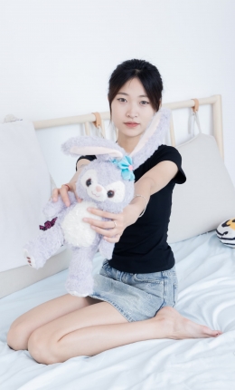 【物恋传媒】2399期：小夏-板鞋、白棉袜、裸足