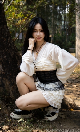 【足愉心摄影】第104期：模特小雅（搭配：帆布鞋、自然穿脏白棉袜、裸足）