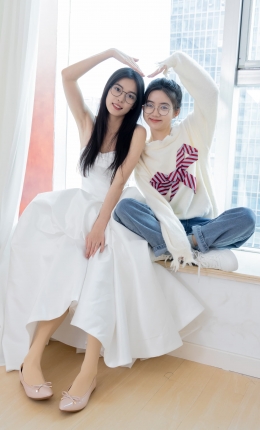 【物恋摄影】2370期：茯苓欢欢-平底鞋、板鞋、厚肉丝、灰色棉袜、薄肉丝