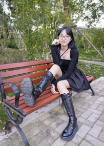 [袜啵啵] 040期：稚予-长靴 白棉袜 肉丝 [137P/1V/4.81G]