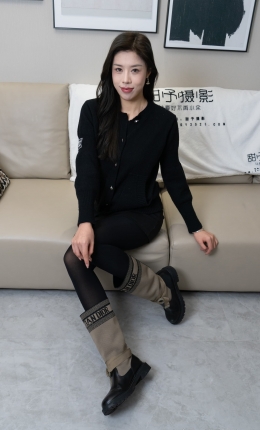 【甜予摄影】241期：咖啡豆-靴子、厚黑丝