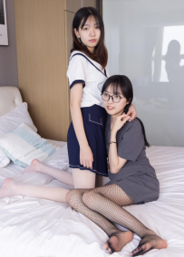 [袜啵啵] 156期：小甜豆&稚予-高跟凉鞋 [138P/1V/6.08GB]