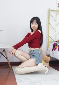 【物恋】兮兮-长靴、白棉袜、裸足