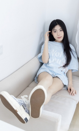 【物恋传媒】2776期：美式-帆布鞋、白棉袜(中筒)、裸足
