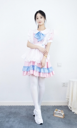 【物恋传媒】2889期：南南-运动鞋、厚白丝、女仆装