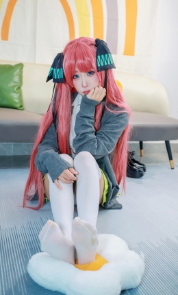 【丝恋摄影】023期：小梦-cos动漫角色、jk连衣裙、白色丝袜、黑色小皮鞋