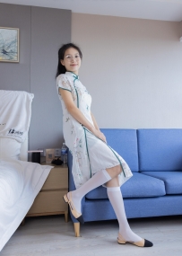 [袜啵啵] 371期：芝士-平底鞋、高跟凉鞋、厚白丝小腿袜、短白丝