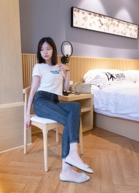 [袜啵啵] 063期：小甜豆-平底鞋 短肉丝 短咖啡丝 裸足 [170P/1V/8.95G]