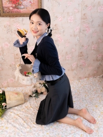 【甜予摄影】105期：齐齐-高跟鞋、白棉袜、裸足