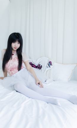 【物恋摄影】2263期：米米-低跟鞋、厚白丝（图+视）