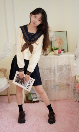 【觅芙摄影】281期：若若——JK美少女元气出击（图片+视频）