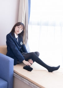 【袜啵啵】432期：稚予-皮鞋、厚黑丝、JK制服