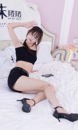 【袜啵啵】565期：甜甜圈-高跟鞋、薄黑丝（脚尖微加固款）