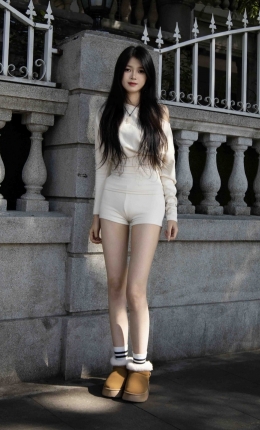 【甜予摄影】309期：叮当-松糕鞋、白色棉袜、裸足