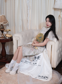 甜予摄影006期：鱼鱼-高跟鞋、白棉袜、肉丝（脚尖加固款）