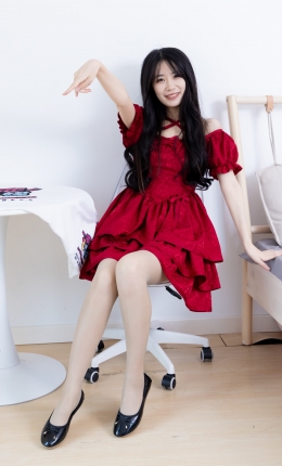 【物恋传媒】2532期：菜菜-平底鞋、薄灰丝（脚尖加固款）