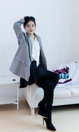 【物恋摄影】2349期：茯苓-高跟长靴、高跟凉鞋、厚肉丝、薄黑丝（脚尖加固款）