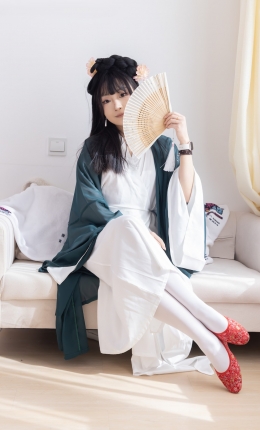 【物恋传媒】2787期：嘟嘟-布鞋、厚白丝（仅打底）、红色船袜（叠穿）、古装