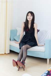 【物恋】2140期：菜菜-高跟鞋、油亮黑丝（脚尖透明款）