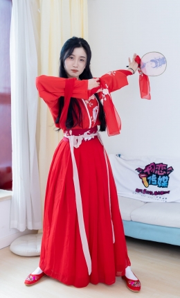 【物恋摄影】2328期：绒绒-汉服、平底鞋、白棉袜